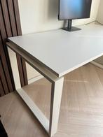 2x Bureau Wit - 160x80cm, Ophalen, Gebruikt, Bureau