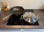 Wok (geschikt voor alle warmtebronnen), Huis en Inrichting, Keuken | Potten en Pannen, Ophalen of Verzenden, Zo goed als nieuw