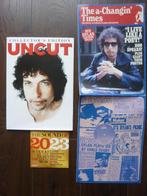 Bob Dylan in Uncut 320 tijdschrift CD poster 2023 Changin', Verzenden, Zo goed als nieuw, Boek, Tijdschrift of Artikel