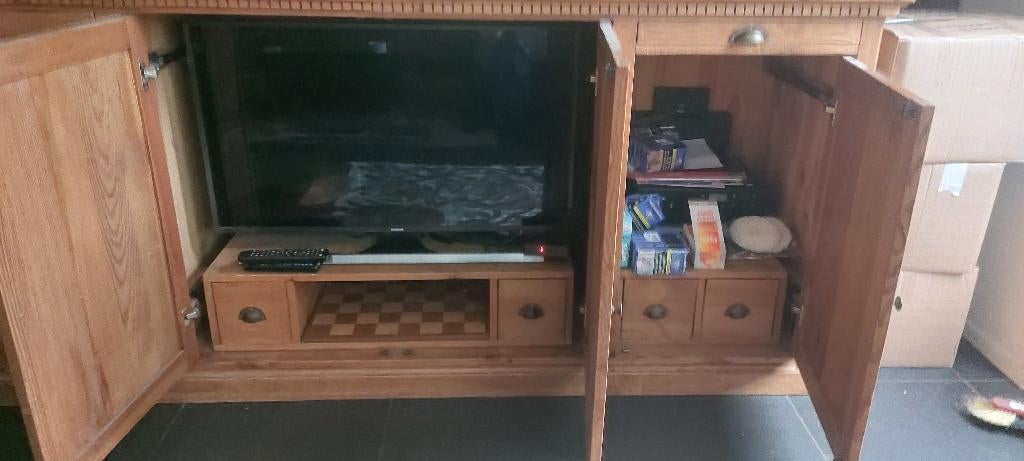 Dressoir, tv kast, Huis en Inrichting, Ophalen, Gebruikt, 200 cm of meer, Met deur(en)