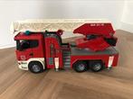 Bruder Scania grote brandweerauto /ladderwagen, Kinderen en Baby's, Speelgoed | Speelgoedvoertuigen, Gebruikt, Ophalen of Verzenden