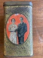 Blik met Juliana en Bernhard, Verzamelen, Koninklijk Huis en Royalty, Ophalen of Verzenden, Gebruikt, Nederland