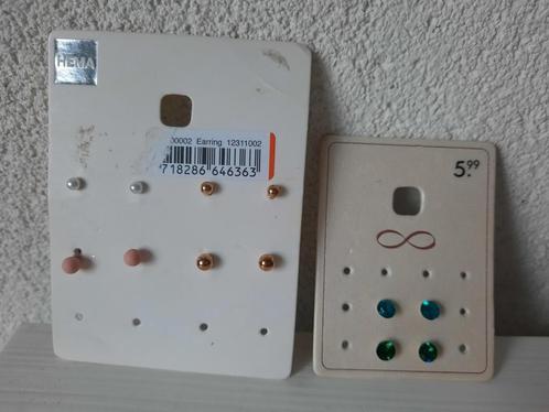 NIEUW! Oorbellen Knopjes Stekers 6 stuks, Sieraden, Tassen en Uiterlijk, Oorbellen, Zo goed als nieuw, Knopjes of Stekers, Overige materialen