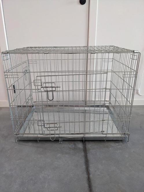 Metalen hondenbench, Dieren en Toebehoren, Hondenhokken, Gebruikt, Hondenkennel, Minder dan 65 cm, 75 tot 110 cm, Ophalen