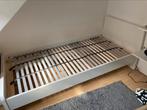 Bedframe Ikea Askvoll (zonder matras), Ophalen, 90 cm, Wit, Tweepersoons