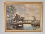 H. Walter - Landschap met Boerderij Schilderij, Ophalen, Schilderij