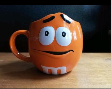 M&M orange XL mok beker 53cl groot model  beschikbaar voor biedingen