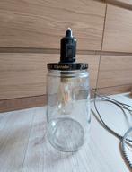 Kesbeke augurkenpot tafellamp, Ophalen, Zo goed als nieuw, Glas, Minder dan 50 cm