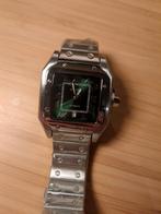 Cartier Santos Horloge Heren Staal 1:1 Nieuw, Sieraden, Tassen en Uiterlijk, Horloges | Kinderen, Ophalen of Verzenden, Zo goed als nieuw