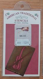 American Traditional Stencil - Viool, Hobby en Vrije tijd, Kaarten | Zelf maken, Ophalen of Verzenden, Nieuw, Overige thema's