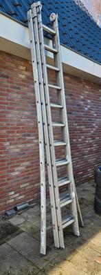 Aluminium ladder 3x3 meter - 3x11 treden, Doe-het-zelf en Verbouw, Ladders en Trappen, Ophalen