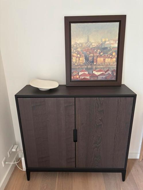 Nieuwe IKEA Regissör dressoir, donkerbruin, Huis en Inrichting, Kasten | Dressoirs, Zo goed als nieuw, 100 tot 150 cm, 25 tot 50 cm