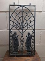 Antiek Gietijzeren Stalraam met Engel Figuren, Antiek en Kunst, Ophalen of Verzenden