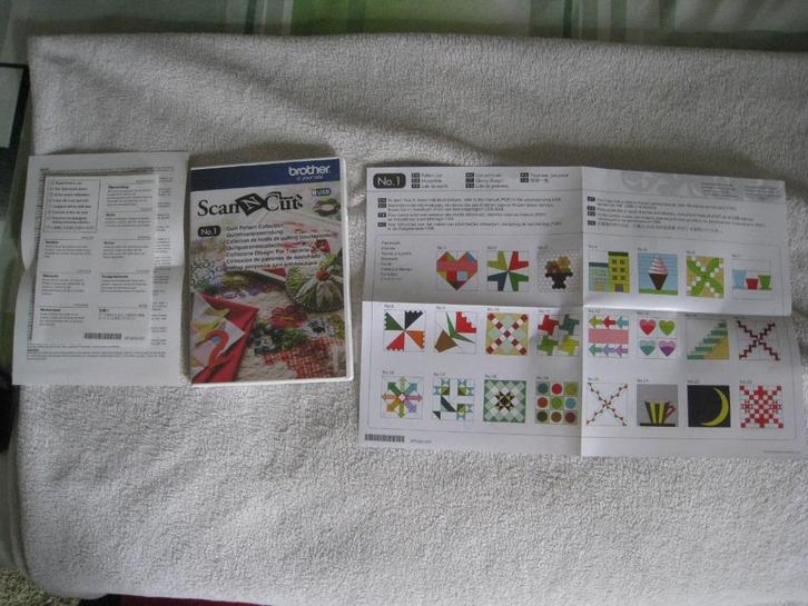 Brother Quilt Pattern Collection: model CAUSB1, Hobby en Vrije tijd, Naaien en Fournituren, Nieuw, Applicatie, Ophalen of Verzenden