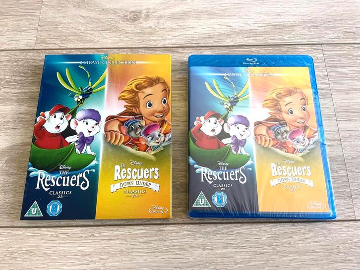 Disney the Rescuers & Down Under 2 movie collection box set, Cd's en Dvd's, Blu-ray, Nieuw in verpakking, Tekenfilms en Animatie