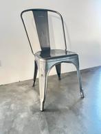 Metalen Eetkamerstoelen / Café Stoelen, Huis en Inrichting, Stoelen, Ophalen, Gebruikt, Metaal, Grijs