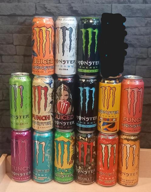 Monster energy 16 verschillende smaken (vol) incl statiegeld, Diversen, Levensmiddelen, Ophalen of Verzenden