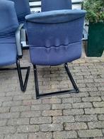 Design Girsberger stoelen - set van 6, Huis en Inrichting, Bureaustoelen, Girsberger, Blauw, Ophalen of Verzenden, Zo goed als nieuw