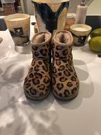 Leuke UGG mini Boots met Luipaardprint 36, Ophalen of Verzenden, Zo goed als nieuw, Bruin, Lage of Enkellaarzen
