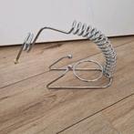 Vintage mid century wijnfleshouder spiraal messing chroom, Ophalen of Verzenden, Zo goed als nieuw, Minder dan 50 cm, Minder dan 5 flessen