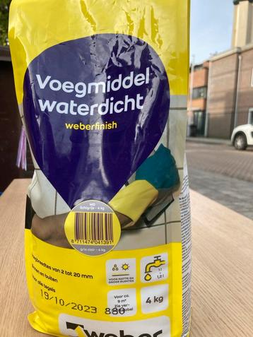 Weberfinish Voegmiddel Lichtgrijs 4kg beschikbaar voor biedingen