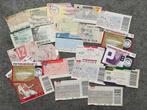 24x oude voetbal kaartjes uit thuis AJAX Amsterdam vanaf 98, Verzenden, Gebruikt, Ajax, Poster, Plaatje of Sticker