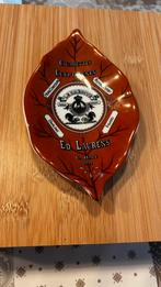 Vintage Ed Laurans asbak in vorm van tabak blad, Ophalen of Verzenden, Zo goed als nieuw, Asbak