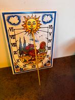 Zonnewijzer met zon en haan, Ophalen of Verzenden, Zo goed als nieuw