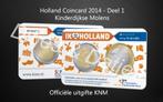 Holland Coincard 2014 - Deel 1 - Kinderdijkse Molens, Ophalen of Verzenden, Koningin Beatrix, Euro's