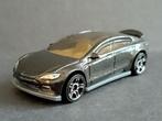 Tesla model S antraciet 1:64 3inch Hotwheels Pol, Hobby en Vrije tijd, Zo goed als nieuw, Verzenden