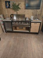 Stalen buitenkeuken met Boretti ligorio bbq, Ophalen of Verzenden, Nieuw, Inbouw