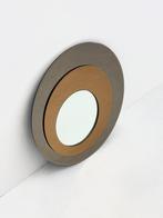 Wand spiegel rond van Metalvetro Galvorame met bruin tinten, Ophalen, -, -, Rond