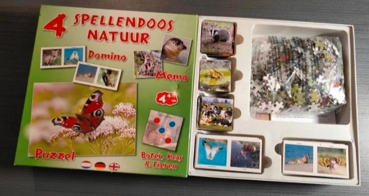 4 spellendoos Natuur, Kinderen en Baby's, Speelgoed | Educatief en Creatief, Zo goed als nieuw, Ophalen of Verzenden