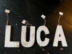 Houten decoratie letters LUCA- Nieuw!, Nieuw, Ophalen of Verzenden
