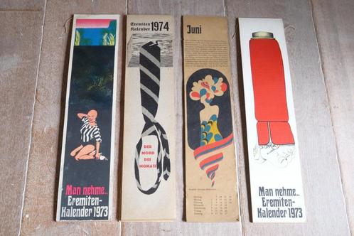 4x Eremiten kalender 1973 en 1974  vintage Duits, Diversen, Kalenders, Gebruikt, Ophalen of Verzenden