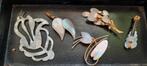 Lotje antieke sieraden, parelmoer., Ophalen of Verzenden, Overige materialen, Broche