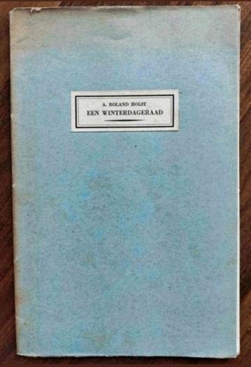 Een Winterdageraad - A. Roland Holst (1945, oplage 1250 st.) beschikbaar voor biedingen