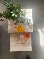 Industriële bijzettafel set handgemaakt, Ophalen, Nieuw, Rechthoekig, Minder dan 50 cm