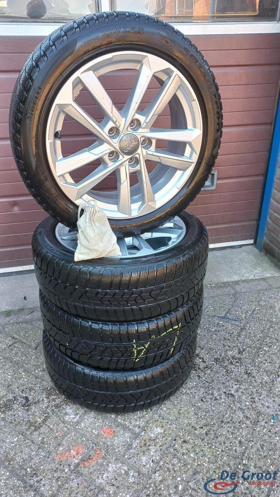 Winterwielen / winterbanden 205/50/17 Audi A3, Auto-onderdelen, Banden en Velgen, Banden en Velgen, Winterbanden, 17 inch, 205 mm