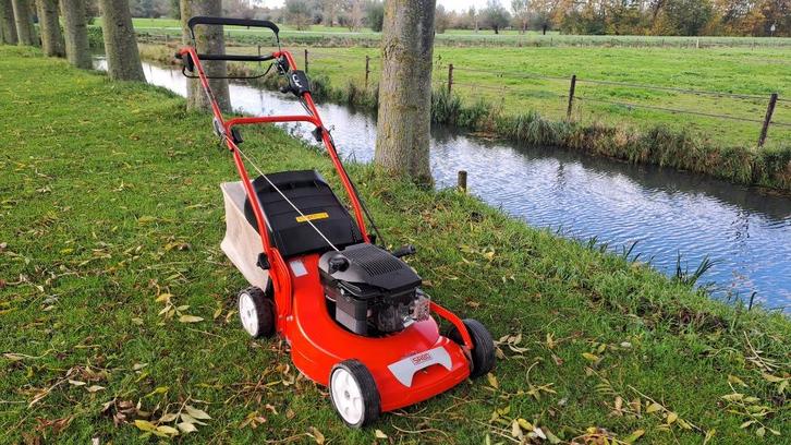 SABO 54 vario gazonmaaier/ grasmaaier, Tuin en Terras, Grasmaaiers, Gebruikt, Benzine-grasmaaier, 50 cm of meer, Cirkelmaaier