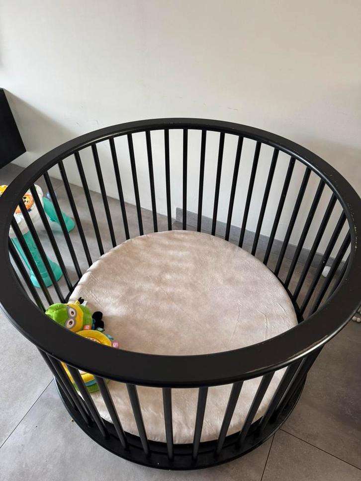 Bopita box rond zwart, Kinderen en Baby's, Boxen, Zo goed als nieuw, Rond, In hoogte verstelbaar, Wieltjes, Ophalen