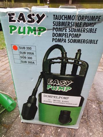 Easy Pump, water Dompelpomp met extra lange afvoerslang