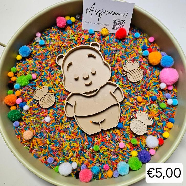 Honey Bear Vulvorm pakketten - sensorisch speelgoed, Kinderen en Baby's, Speelgoed | Educatief en Creatief, Nieuw, Ontdekken, Ophalen of Verzenden