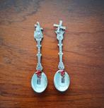 2 theelepeltjes met Hollandse molens, Antiek en Kunst, Antiek | Bestek, Ophalen of Verzenden