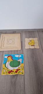 Houten laagjes  Puzzels voor kip, 2 tot 4 jaar, 10 tot 50 stukjes, Ophalen of Verzenden, Zo goed als nieuw