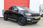 Ford Ranger 3.2 TDCi Wildtrak Supercab (bj 2017), Auto's, Stof, Gebruikt, Euro 6, Zwart