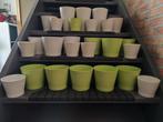 26 bloempotten Ikea papaja, Tuin en Terras, Bloempotten, Rond, Binnen, Ophalen of Verzenden, Zo goed als nieuw