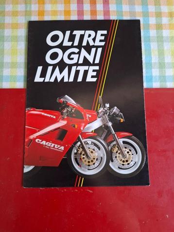 Cagiva Mito 125cc tweetakt sportmotor Italiaanse folder beschikbaar voor biedingen