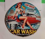 Pin up vintage garage mancave metalen bord, Ophalen of Verzenden, Gebruikt, Reclamebord