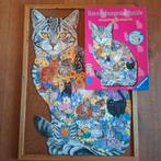 Ravensburger shaped puzzel collection silhouette poes, Hobby en Vrije tijd, Ophalen of Verzenden, Minder dan 500 stukjes, Zo goed als nieuw